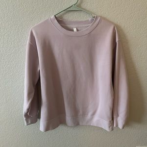 fabletics lavender crewneck